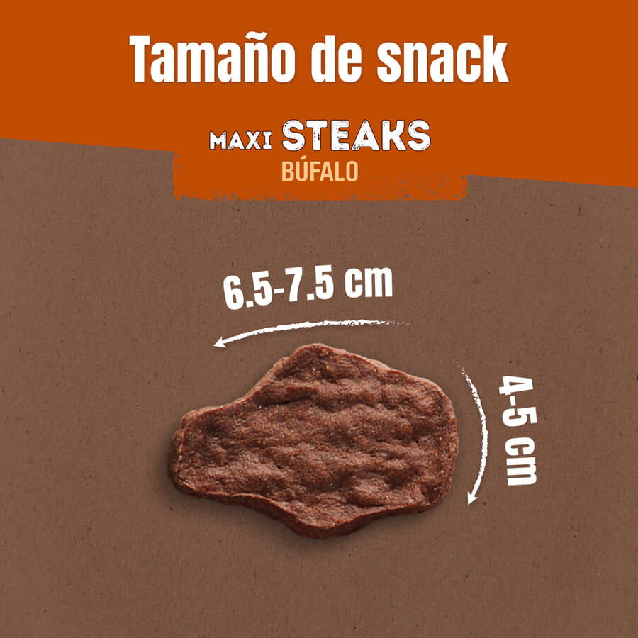 70 g Adventuros Bifes Maxi de B&uacute;falo para c&atilde;es, , large Imagem n&uacute;mero 2